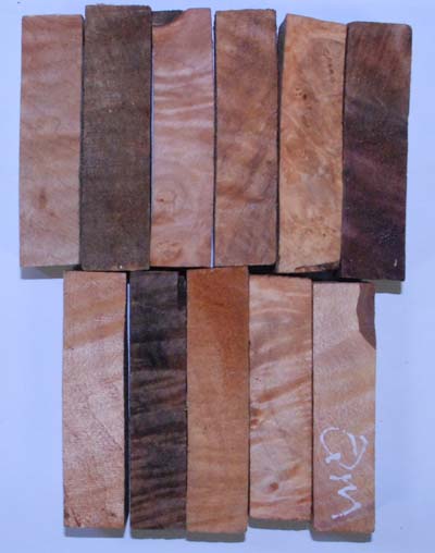Quilted Maple Half Blanks