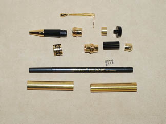 Ameroclassic Laurel Wreath Screw-Cap RB Pen- Upgrade 24k Gld