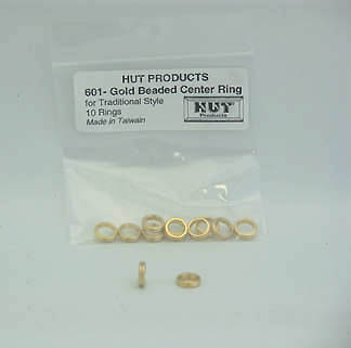Double Beaded Center Ring- Upgrade 24k Gold