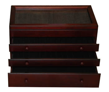 46-Pen Chest- Glass Top