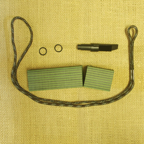 Green Camo Chromaply Duck Call Blank Kit