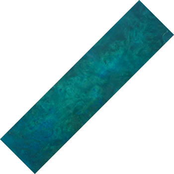 Maple Burl Turquoise Stabilized Call Blank