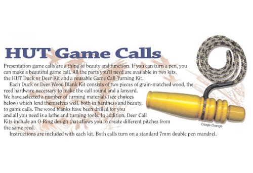 Catalog pages for Game Calls