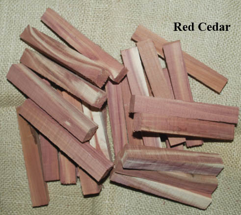 Red Cedar Pen Blank Special - 25 pack