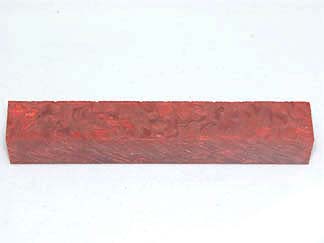 Crushed Acylic Acetate Cherry Red Pen Blank
