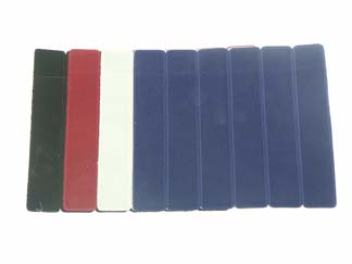 Suedette Pouch, Sheet of 6 Suedette Pouch, Sheet of 6