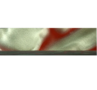 Acrylic Acetate Tan with Red Swirls