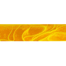 Acrylic Acetate Orange and White Swirls