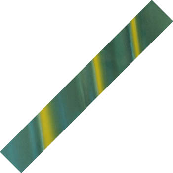 Acrylic Acetate Green & Purple with Yellow Lines