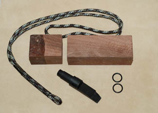 Black Walnut Duck Call Blank Kit