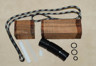 Bocote Deer Call Blank Kit