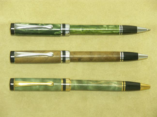 Double-Twist Pens and Pencils