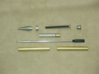 Traditional Twist Pen- Satin Nickel