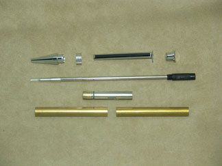 Traditional Twist Pen- Platinum