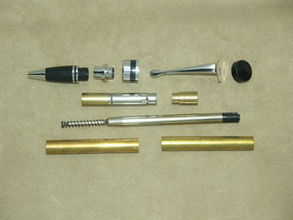 Ameroclassic Double Twist Pen- Platinum
