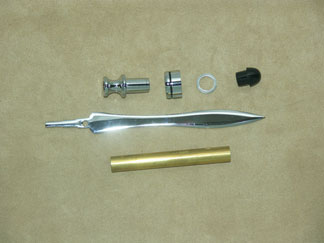 Eurostyle Wavy Blade Letter Opener- Chrome