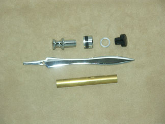 Ameroclassic Wavy Blade Letter Opener- Chrome