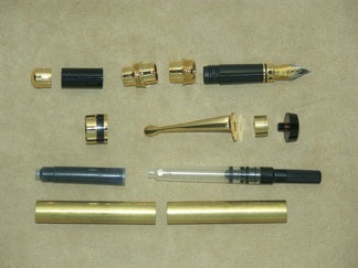 Ameroclassic Screw Cap Fountain Pen- Upgrade 24k Gold