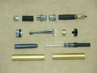 Ameroclassic Screw Cap Fountain Pen- Chrome