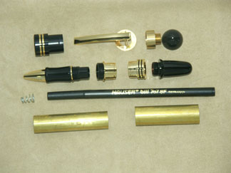 Churchill Rollerball Pen- Upgrade 24k Gold