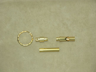 Whistle Key Ring- Upgrade 24k Gold