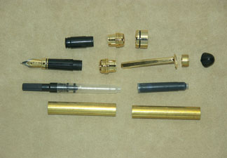 EuroStyle Screw Cap Fountain Pen- Upgrade 24k Gold