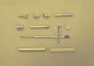 Fancy Fat Pen- Chrome with Upgrade 24k Gold accents