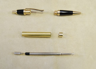 Sierra Button Click Pen- Upgrade 24k Gold