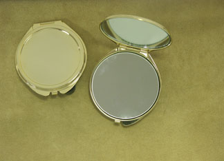 Compact Mirror- Upgrade 24k Gold