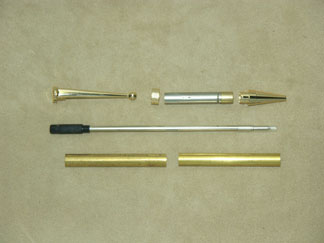 Camelot Greek Key Twist Pen- Upgrade 24k Gold