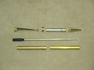 Camelot Art Deco Twist Pen- Upgrade 24k Gold