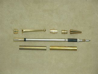 Camelot Greek Key Click Pencil- Upgrade 24k Gold