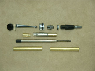 Ameroclassic Double Twist Pen- Chrome
