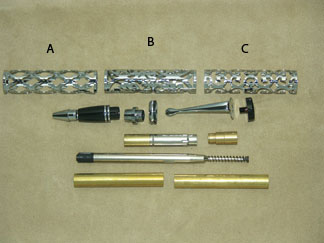 Ameroclassic Regal Filigree Pen- Chrome