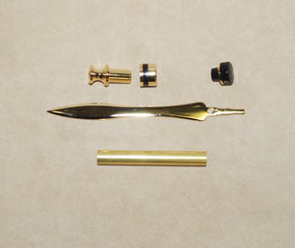 Ameroclassic Wavy Blade Letter Opener- Upgrade 24k Gold